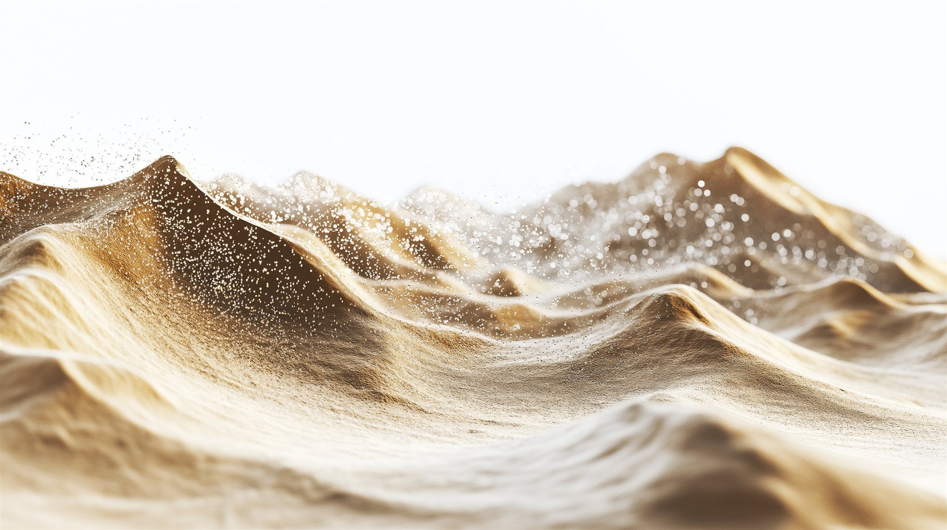 Abstract digital landscape